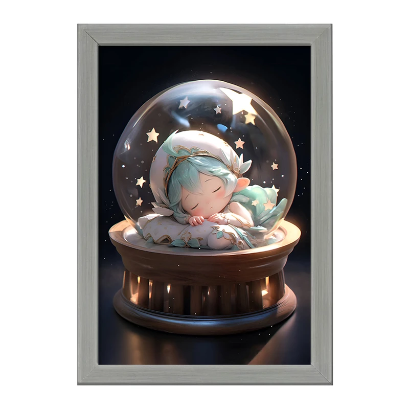 تابلو خندالو طرح دختر کیوت کد F9354