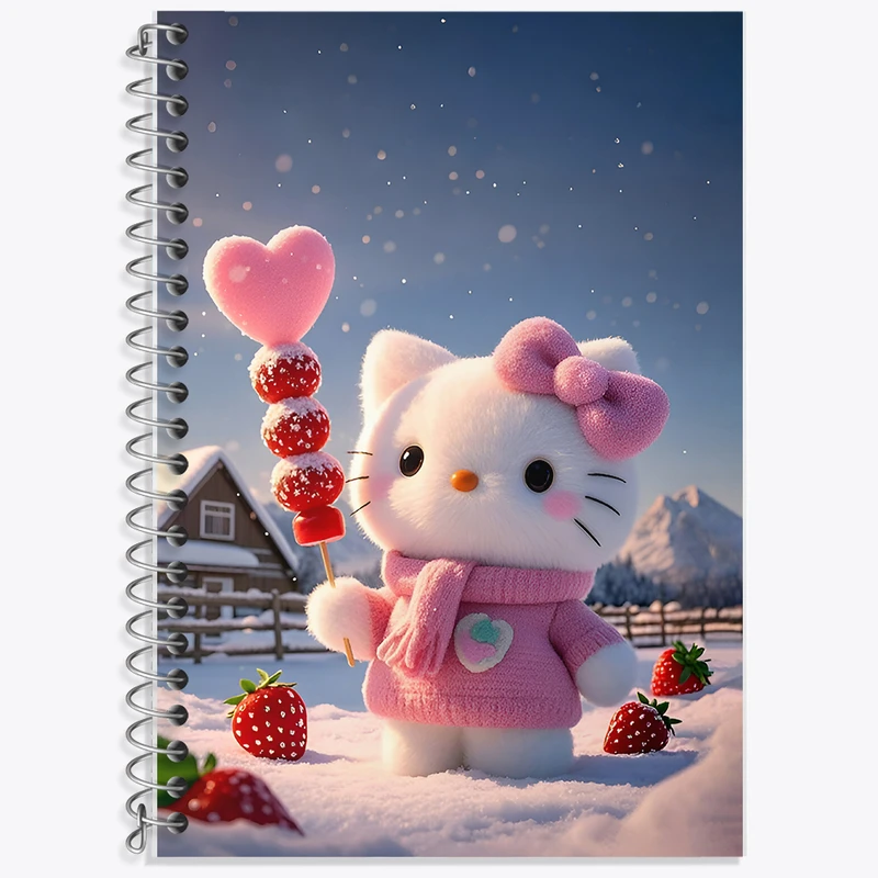 دفتر نت موسیقی 50 برگ خندالو طرح هلو کیتی کد F9462