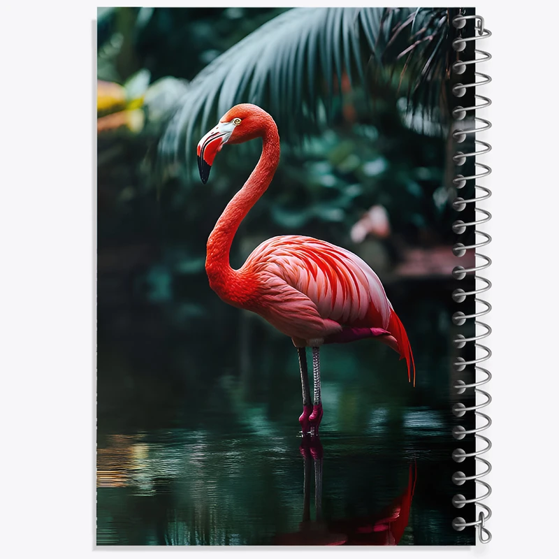 دفتر مشق 100 برگ خندالو طرح فلامینگو کد F9903