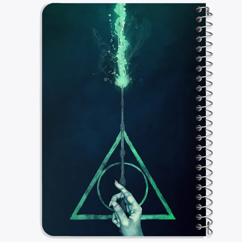 دفتر یادداشت 50 برگ خندالو طرح هری پاتر (Harry Potter) کد F860