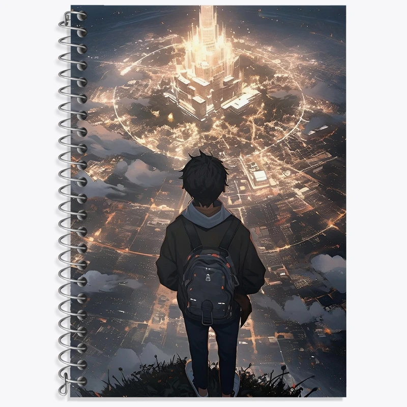 دفتر زبان 50 برگ خندالو مدل سه خط طرح پسرانه کد N7278