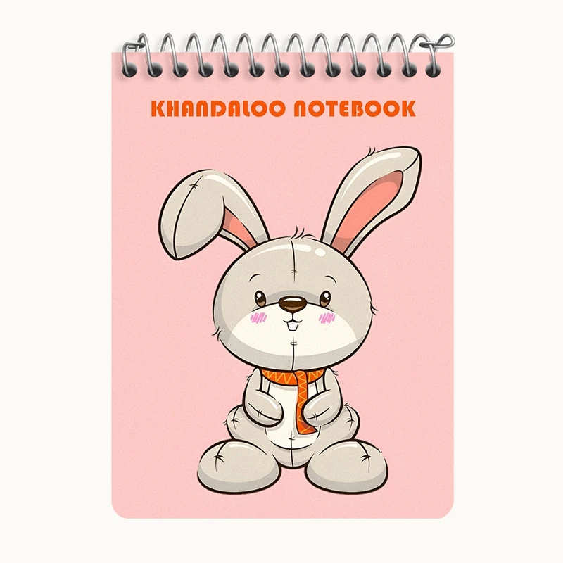 دفتر یادداشت 50 برگ خندالو طرح خرگوش کیوت کد N6202