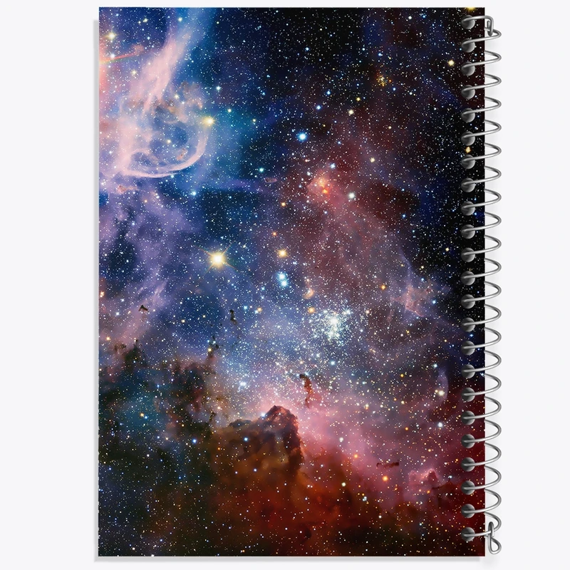 دفتر طراحی 50 برگ خندالو طرح کهکشان و سیاره ها کد 25362