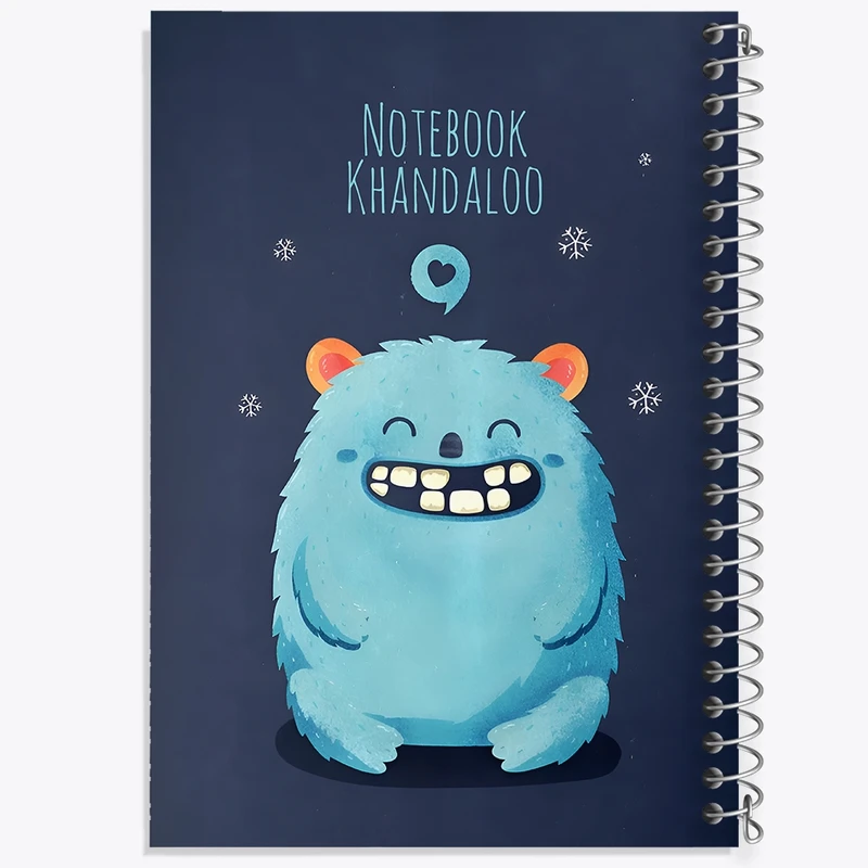 دفتر شطرنجی 50 برگ خندالو طرح هیولاهای بامزه کد N7184