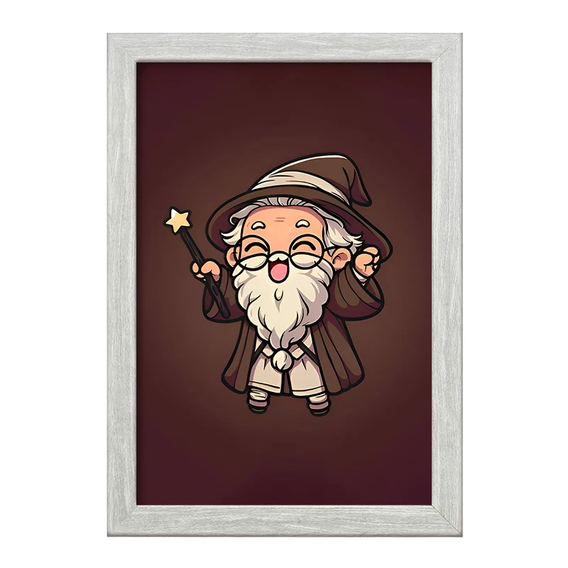 تابلو خندالو طرح گندالف هری پاتر (Harry Potter) کد F9404