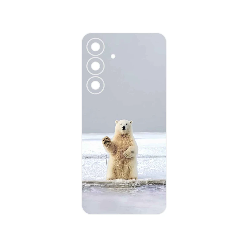 برچسب پوششی ماهوت مدل Polar_bear مناسب برای گوشی موبایل سامسونگ Galaxy S25 FE
