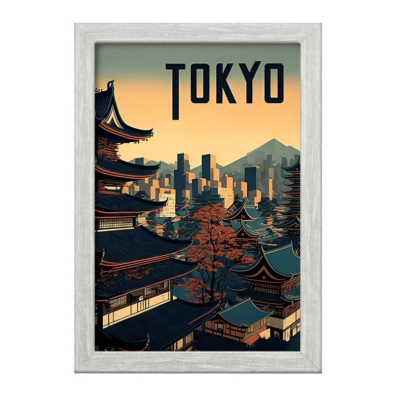 تابلو خندالو طرح توکیو (Tokyo) کد F6302