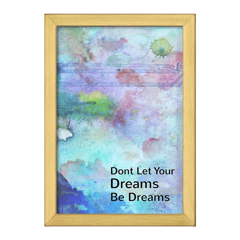 تابلو خندالو طرح Don’t Let Your Dreams Be Dreams کد F11540
