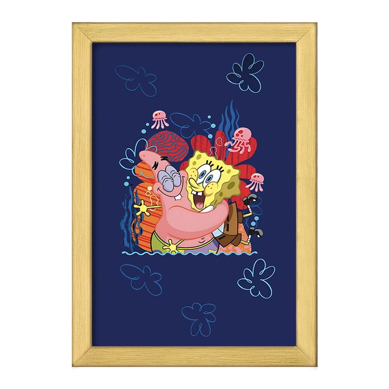 تابلو خندالو طرح باب اسفنجی و پاتریک کد F12838