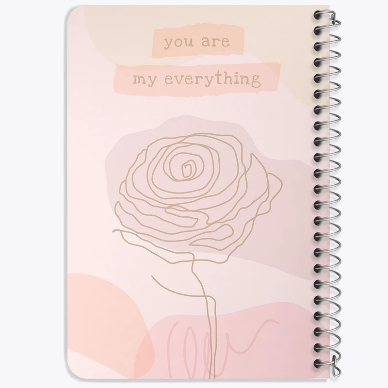 دفتر یادداشت 50 برگ خندالو طرح You Are My Everything کد F1426