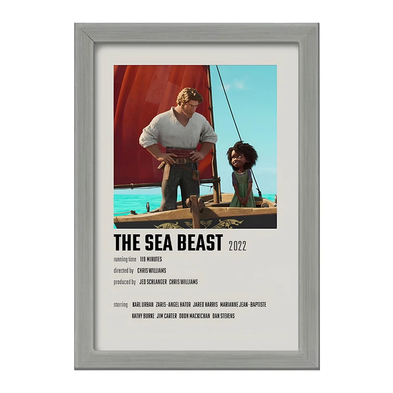 تابلو خندالو طرح هیولای دریا (The Sea Beast) کد F13271