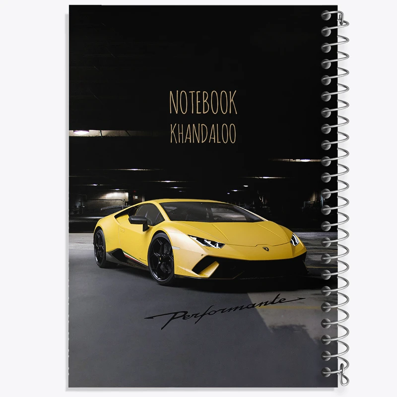 دفتر مشق 100 برگ خندالو طرح لامبورگینی (Lamborghini) کد N7879