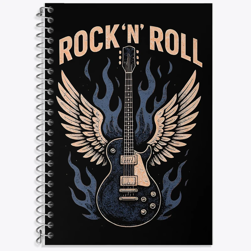 دفتر نت موسیقی 50 برگ خندالو طرح راک اَند رول (Rock And Roll) کد F14183
