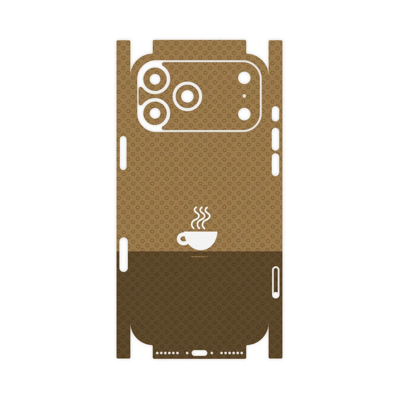 برچسب پوششی ماهوت مدل Minimal Cup of Coffee Icon-FullSkin مناسب برای گوشی موبایل اپل iPhone 17 Pro Max