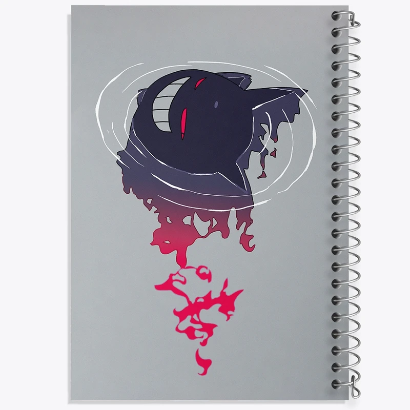 دفتر طراحی 50 برگ خندالو طرح بازی پوکمون (pokemon) کد 32730