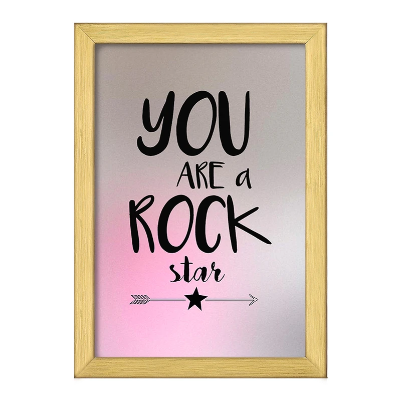 تابلو خندالو طرح You Are A Rock Star کد F11418