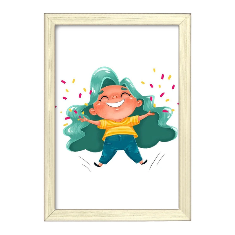 تابلو خندالو طرح دخترانه فانتزی کد 25750