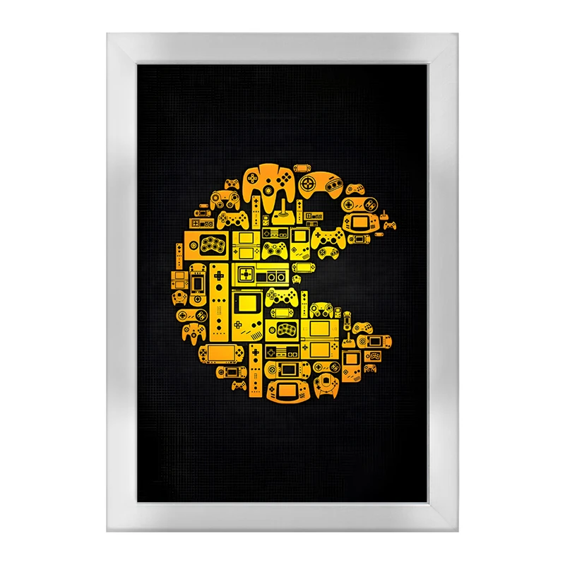 تابلو خندالو طرح پک من (PAC-MAN) کد F4297