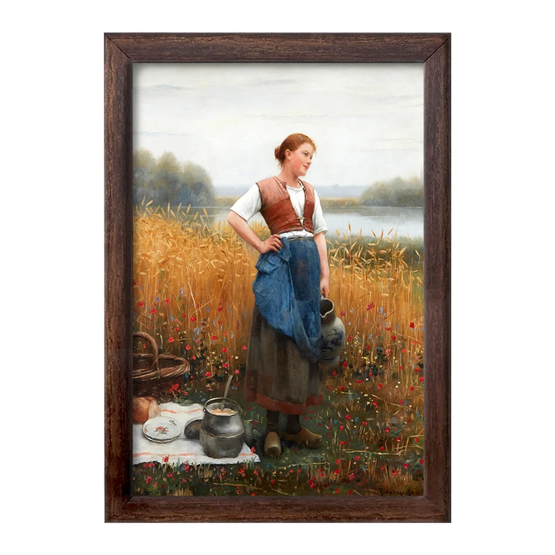 تابلو خندالو طرح نقاشی مکث نیمروز اثر دانیل ریدوی نایت کد F12454