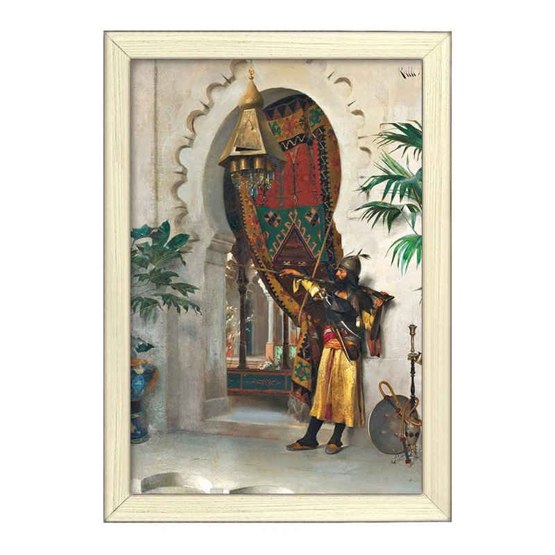 تابلو خندالو طرح نقاشی نگهبان اثر تئودوروس رالی کد F12273