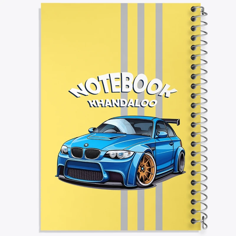 دفتر شطرنجی 50 برگ خندالو طرح بی ام دبلیو (BMW) کد N7529