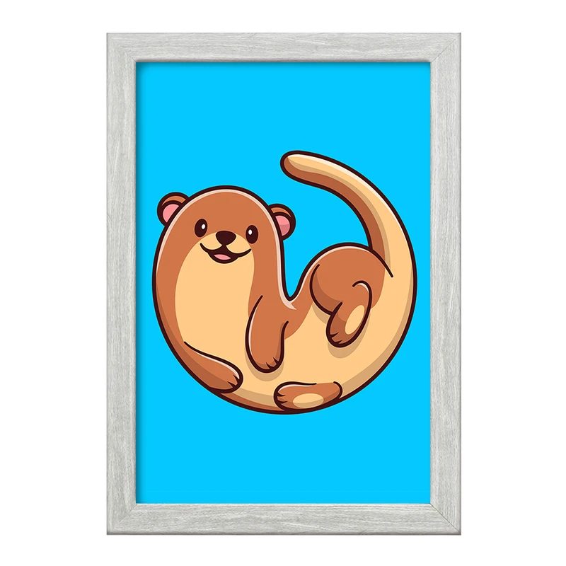 تابلو خندالو طرح حیوانات بامزه سمور کد 29646