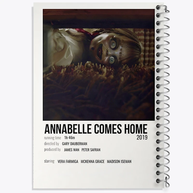 دفتر ژورنال نویسی 50 برگ خندالو مدل نقطه ای طرح آنابل (Annabelle) کد F13028