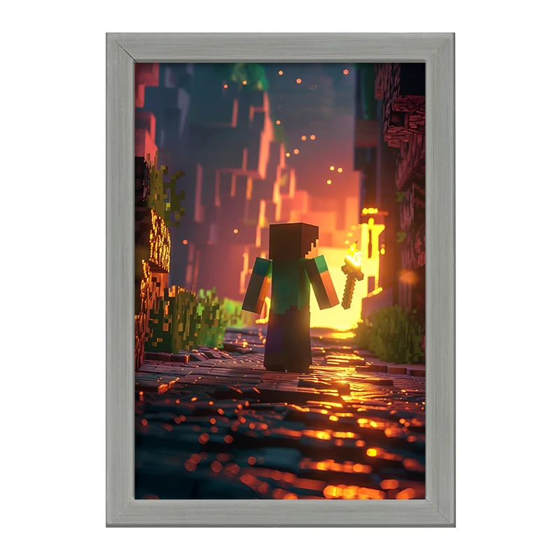 تابلو خندالو طرح ماینکرافت (Minecraft) کد F3550