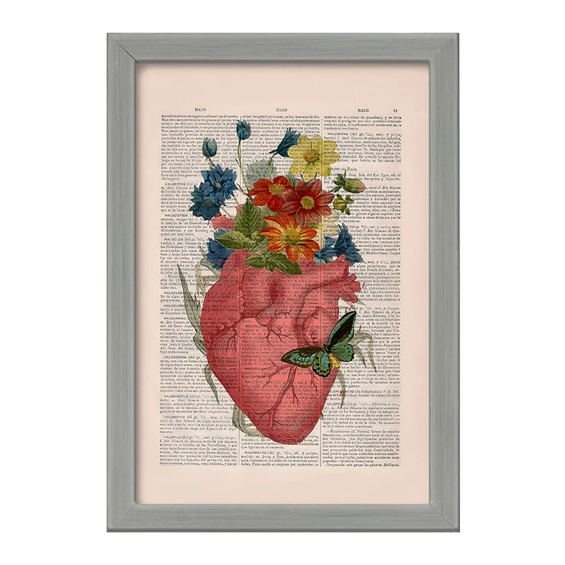 تابلو خندالو طرح قلب (Heart) کد F14043