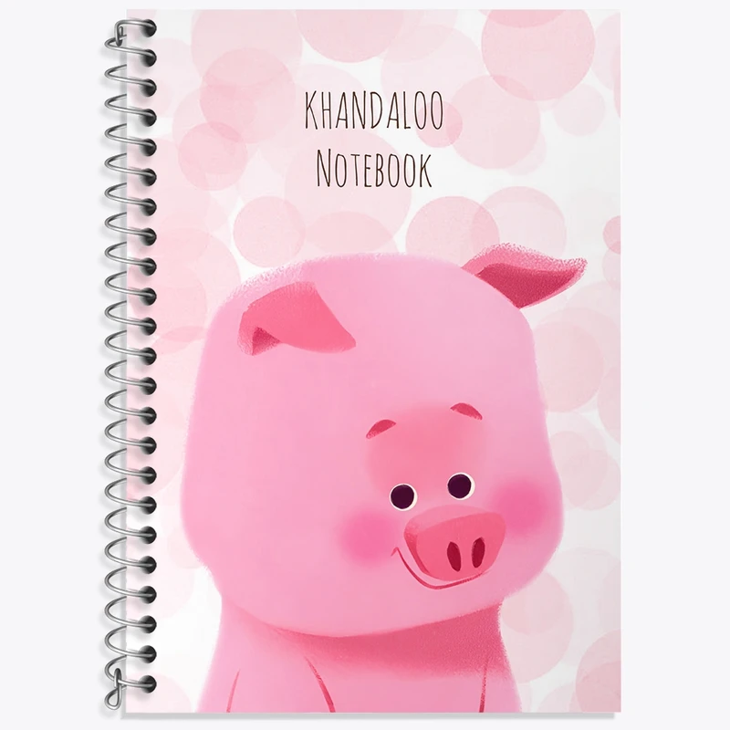 دفتر لغت 50 برگ خندالو طرح خوک کیوت کد N8963