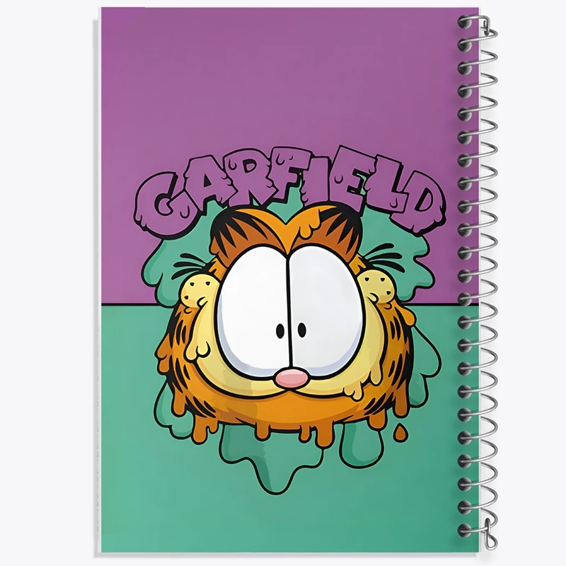 دفتر طراحی 50 برگ خندالو طرح گارفیلد (Garfield) کد N3775