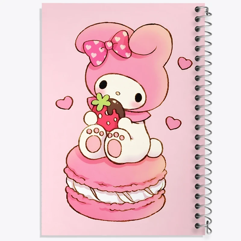 دفتر طراحی 50 برگ خندالو طرح مای ملودی (My Melody) کد N9090