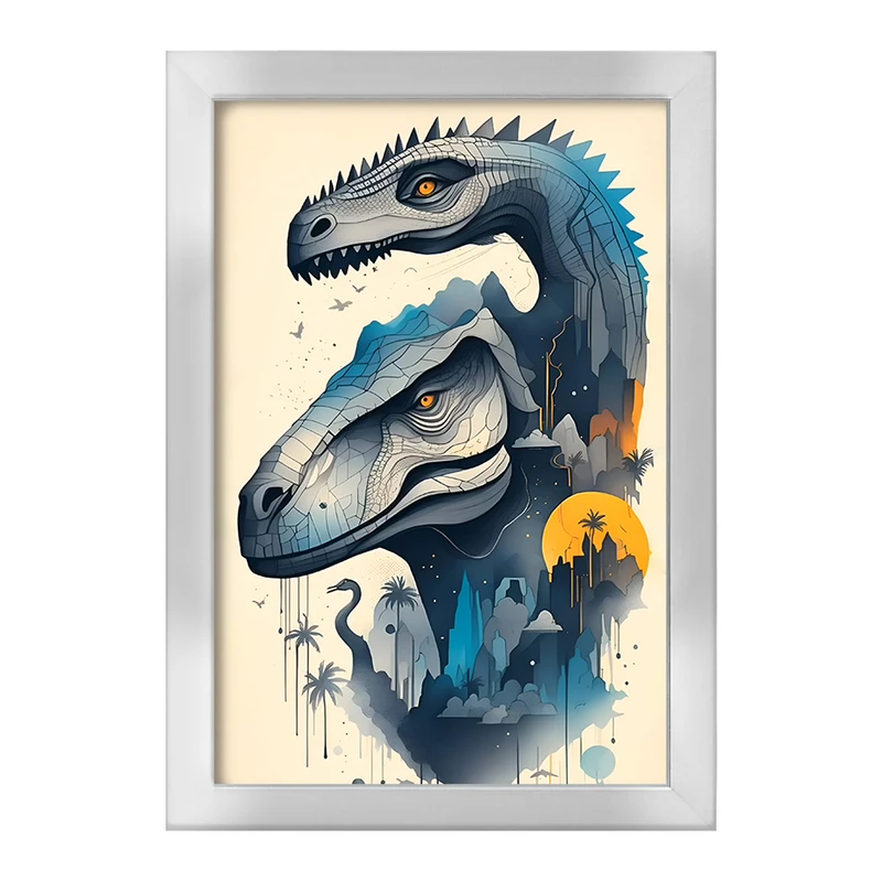 تابلو خندالو طرح دایناسور (Dino) کد F13781