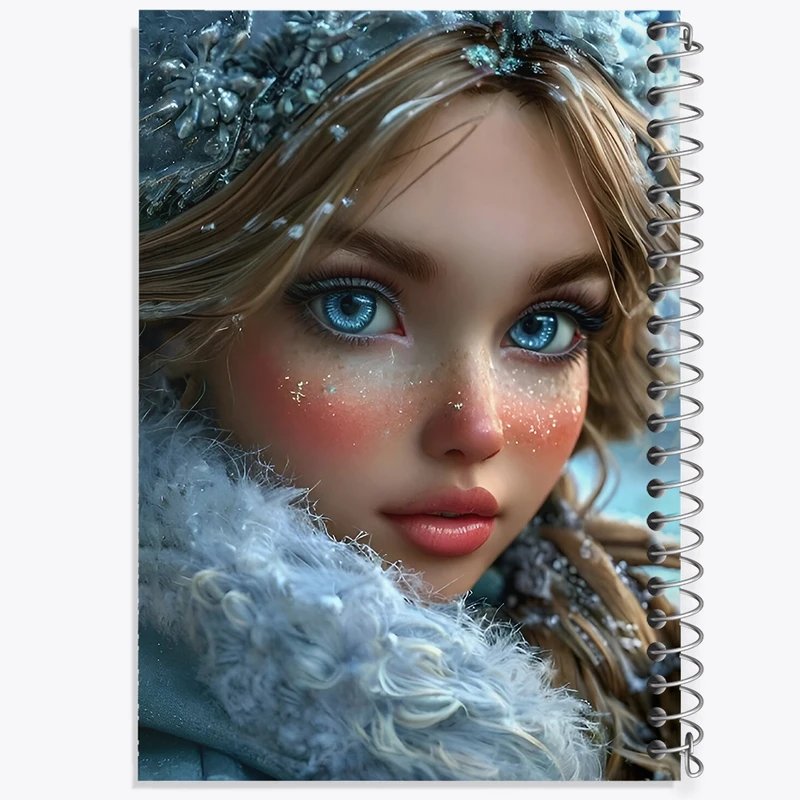 دفتر طراحی 50 برگ خندالو طرح دخترانه کد F9531