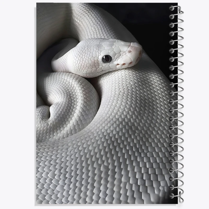 دفتر طراحی 50 برگ خندالو طرح مار کد F1398