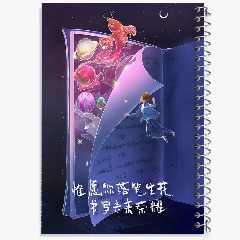 دفتر مشق 50 برگ خندالو طرح دنیای کتاب ها کد F11064