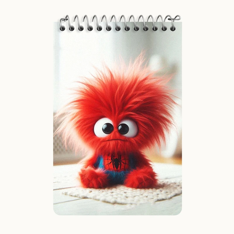 دفتر یادداشت 50 برگ خندالو طرح هیولای بامزه کد F5721