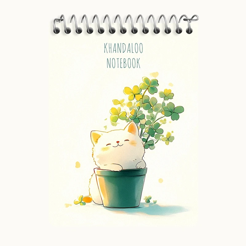 دفتر یادداشت 50 برگ خندالو طرح پیشی کیوت کد N9397