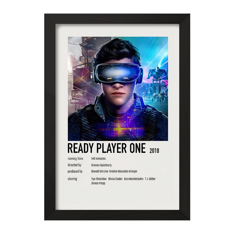 تابلو خندالو طرح بازیکن شماره یک آماده (Ready Player One) کد F13104