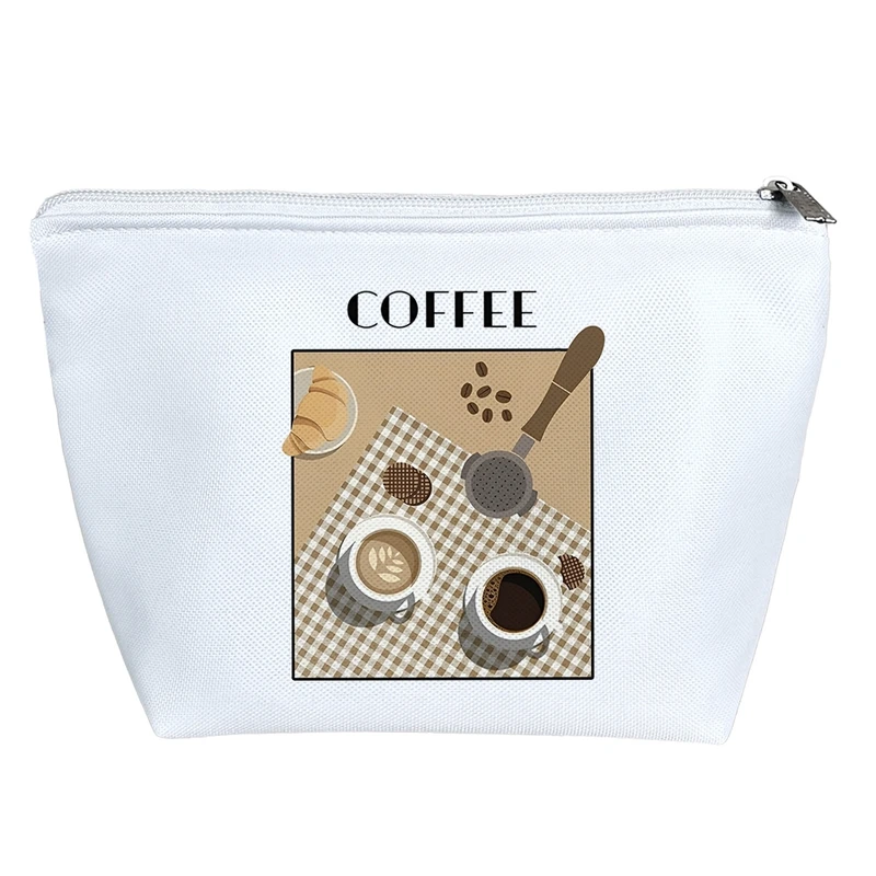 کیف لوازم آرایش دخترانه خندالو مدل قهوه (Coffee) کد H2352