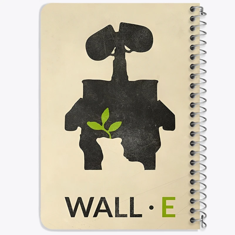دفتر یادداشت 50 برگ خندالو طرح وال ای (Wall-E) کد N8560