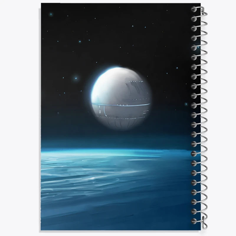 دفتر طراحی 50 برگ خندالو طرح فضایی کد F12547