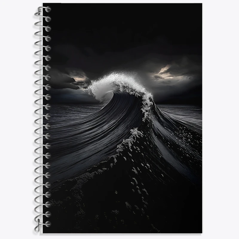 دفتر نت موسیقی 50 برگ خندالو طرح موج دریا کد F12870