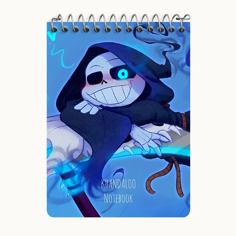 دفتر یادداشت 50 برگ خندالو طرح بازی Undertale کد N8942