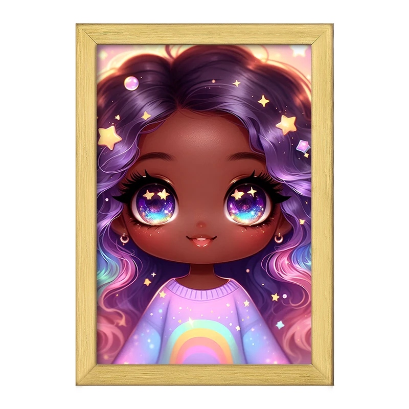 تابلو خندالو طرح دخترانه کیوت کد F6062