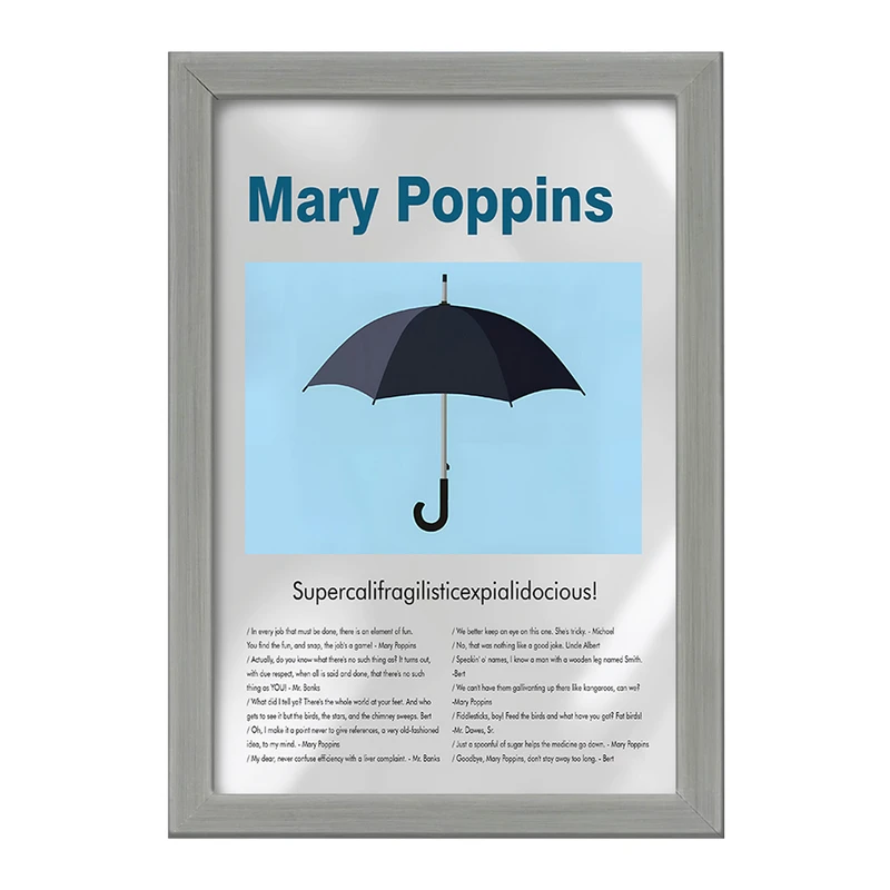 تابلو خندالو طرح مری پاپینز (Mary Poppins) کد F13841