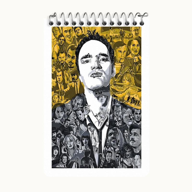 دفتر یادداشت 50 برگ خندالو طرح کوئِنتین تارانتینو (Quentin Tarantino) کد F13558
