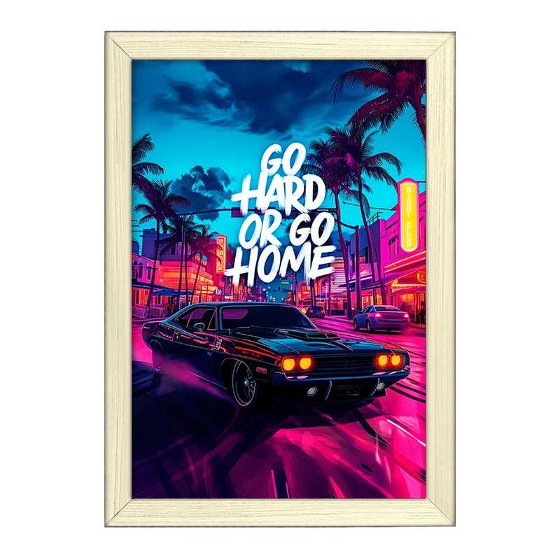 تابلو خندالو طرح ماشین اسپرت کد F10389