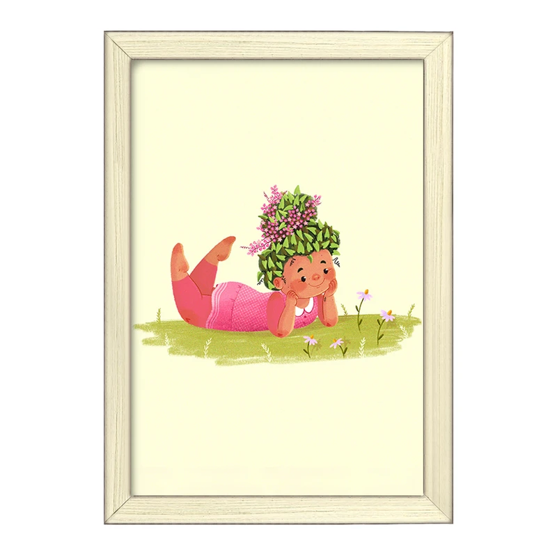 تابلو خندالو طرح دخترانه فانتزی کد 25723