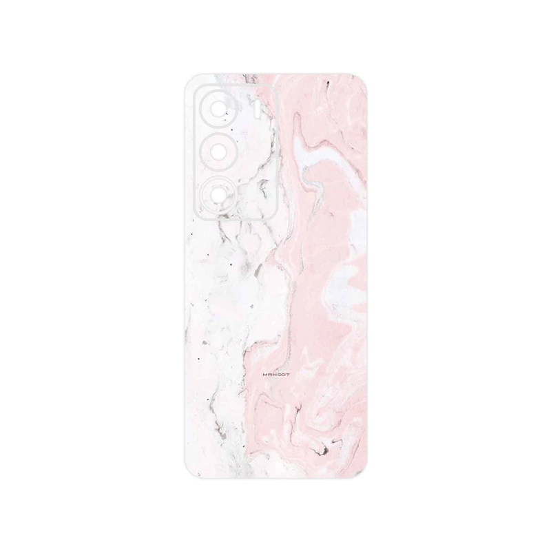 برچسب پوششی ماهوت مدل Blanco_Pink_Marble مناسب برای گوشی موبایل ریلمی C71